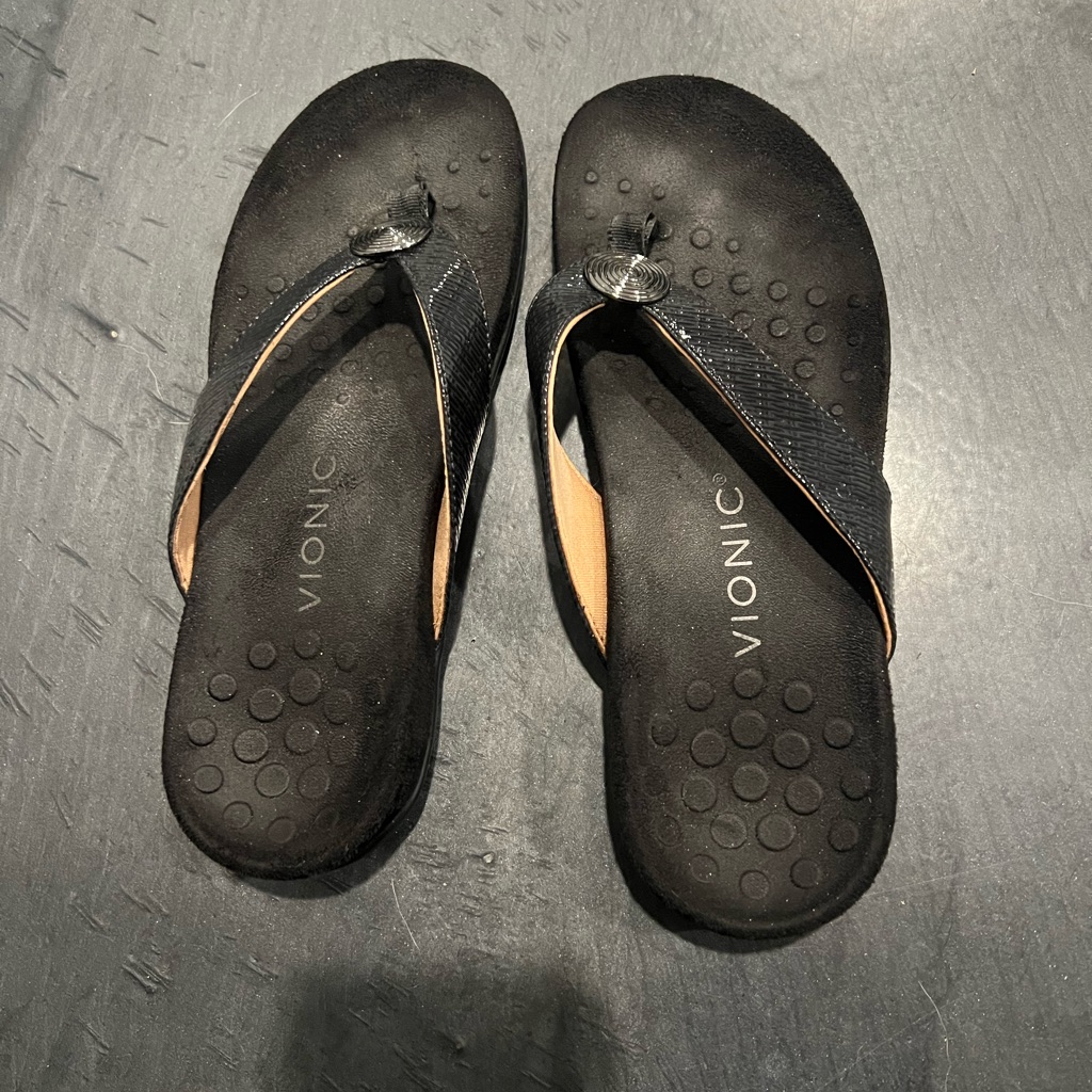 Vionic Black Sandals